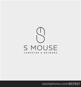 mouse typelogo text logo template vector illustration icon element isolated - vector. mouse typelogo text logo template vector illustration icon element