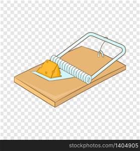 Mousetrap icon. Cartoon illustration of mousetrap vector icon for web. Mousetrap icon, cartoon style