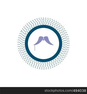 moustache, Hipster, movember, male, men Glyph Icon. Vector isolated illustration. Vector EPS10 Abstract Template background