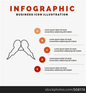 moustache, Hipster, movember, male, men Infographics Template for Website and Presentation. Line Gray icon with Orange infographic style vector illustration. Vector EPS10 Abstract Template background