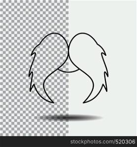 moustache, Hipster, movember, male, men Line Icon on Transparent Background. Black Icon Vector Illustration. Vector EPS10 Abstract Template background