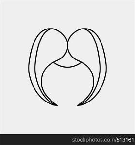 moustache, Hipster, movember, male, men Line Icon. Vector isolated illustration. Vector EPS10 Abstract Template background