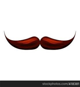 Moustache icon. Cartoon illustration of moustache vector icon for web. Moustache icon, cartoon style