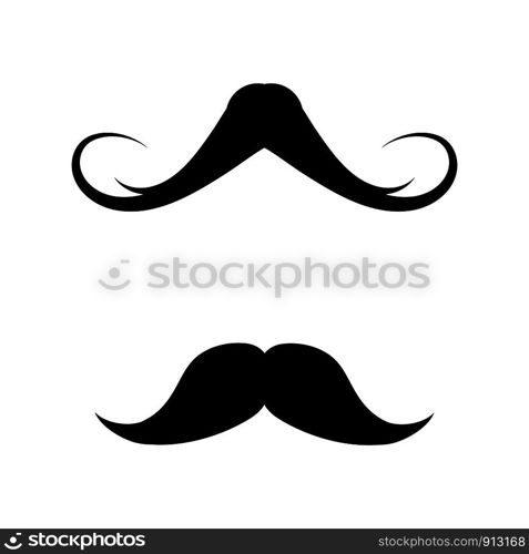 Moustache icon illustration design template