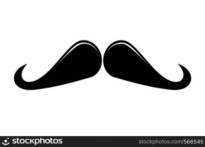 Moustache icon vector in the ringmaster style
