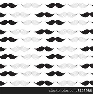 Moustache Seamless Pattern Vector Illustration EPS10. Moustache Seamless Pattern Vector Illustration