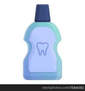 Mouth rinse icon. Cartoon of mouth rinse vector icon for web design isolated on white background. Mouth rinse icon, cartoon style