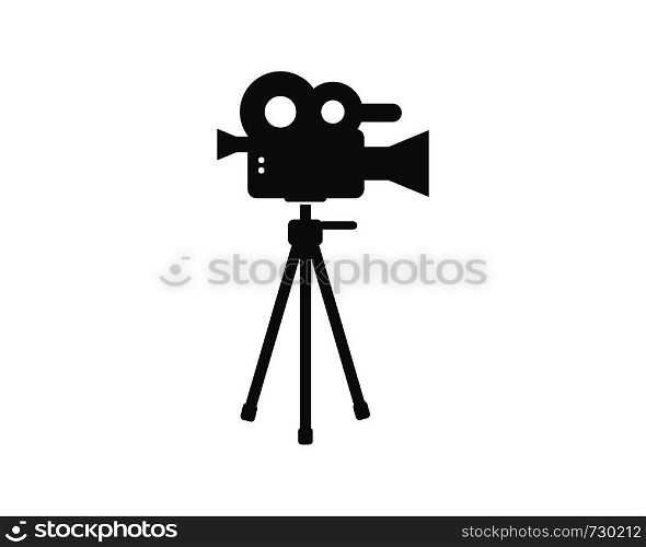 movie,film recorder logo icon of industry film vector illustration design