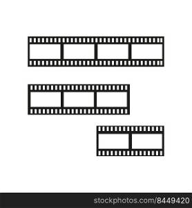 Movie tape. Edge frame. Vector illustration. Stock image. EPS 10.. Movie tape. Edge frame. Vector illustration. Stock image. 