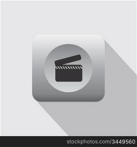 movie theme icon vector art graphic illustration. movie theme icon