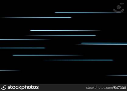 Moving abstract neon lines in space. Abstract blue neon lines in space on dark isolated background. Vector light effect.. Moving abstract neon lines in space. Abstract blue neon lines in space on dark isolated background. Vector light effect