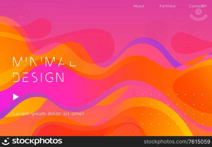 Moving colorful abstract background. Dynamic Effect. Vector Illustration. Design Template for poster and cover.. Moving colorful abstract background. Dynamic Effect. Vector Illustration. Design Template.