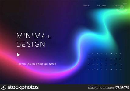 Moving colorful abstract background. Dynamic neon Effect. Vector Illustration. Design Template for poster and cover.. Moving colorful abstract background. Dynamic neon Effect. Design Template for poster and cover.
