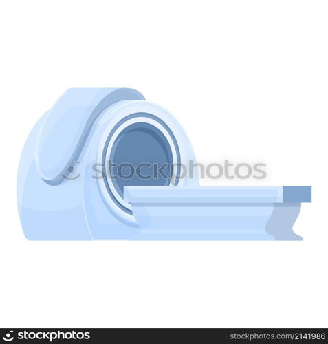 Mri oncology icon cartoon vector. Scan machine. Medical imaging. Mri oncology icon cartoon vector. Scan machine