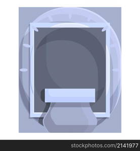 Mri scanner icon cartoon vector. Scan machine. Medical radiology. Mri scanner icon cartoon vector. Scan machine