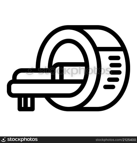 Mri template icon outline vector. Magnetic resonance. Medical scan. Mri template icon outline vector. Magnetic resonance