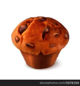 Muffin, detailed vector