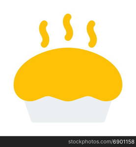 muffin, icon on isolated background