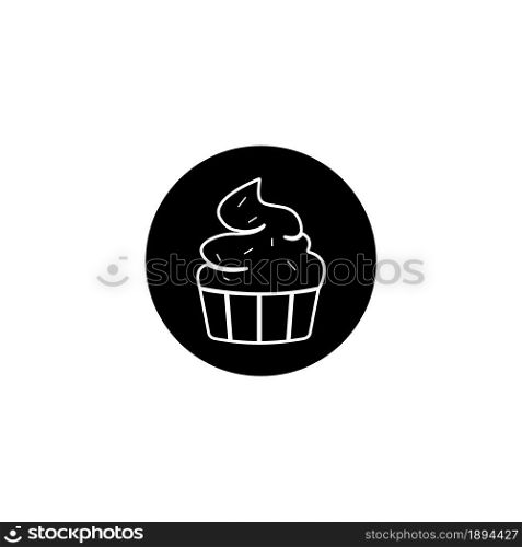 Muffin icon vector illustration design template