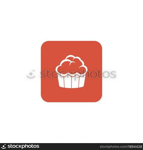 Muffin icon vector illustration design template