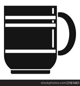 Mug object icon simple vector. Tea cup. Ceramic mug. Mug object icon simple vector. Tea cup