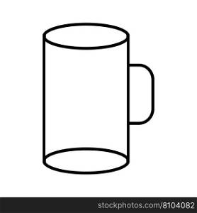 mug or cup icon vector illustration logo design