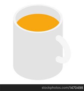 Mug tea icon. Isometric of mug tea vector icon for web design isolated on white background. Mug tea icon, isometric style