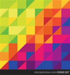 Multi-colored Abstract Geometric Background.