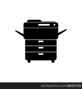 Multi-function printer or auto copier icon vector design