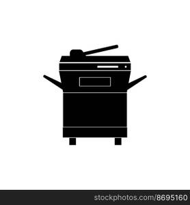 Multi-function printer or auto copier icon vector design