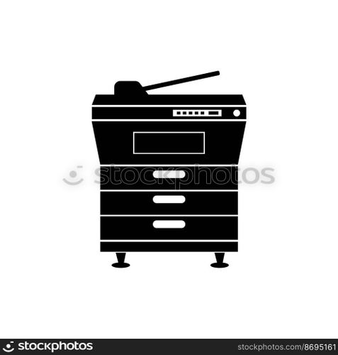 Multi-function printer or auto copier icon vector design