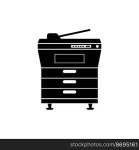 Multi-function printer or auto copier icon vector design