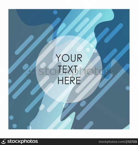 Multicolor background with typography vector