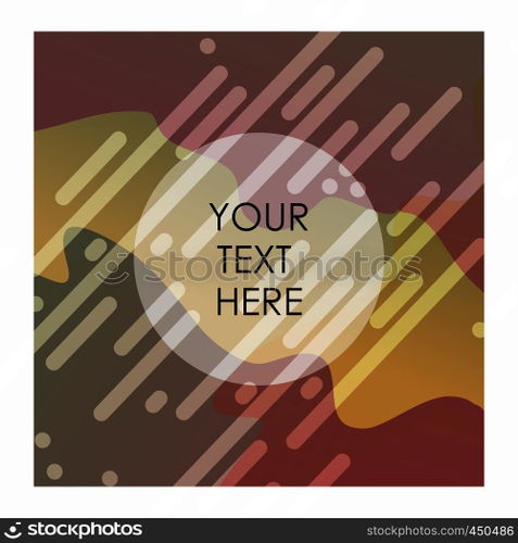 Multicolor background with typography vector