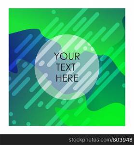 Multicolor background with typography vector