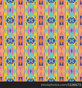 multicolor vector seamless pattern with abstract shapes. geometric art print. fashion 80s-90s. memphis style design. ethnic hipster backdrop. hand drawn. Wallpaper, cloth design, fabric, textile.. Seamless colourful pattern geometric backgrounds vector design