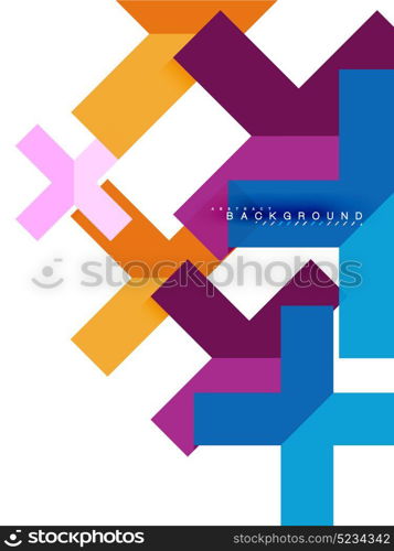 Multicolored abstract geometric shapes, geometry background for web banner. Multicolored abstract geometric shapes, geometry background for web banner, business presentation, ads package, print template, wallpaper