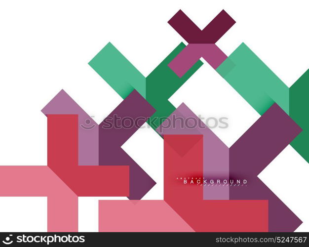 Multicolored abstract geometric shapes, geometry background for web banner. Multicolored abstract geometric shapes, geometry background for web banner, business presentation, ads package, print template, wallpaper