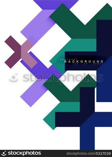 Multicolored abstract geometric shapes, geometry background for web banner. Multicolored abstract geometric shapes, geometry background for web banner, business presentation, ads package, print template, wallpaper