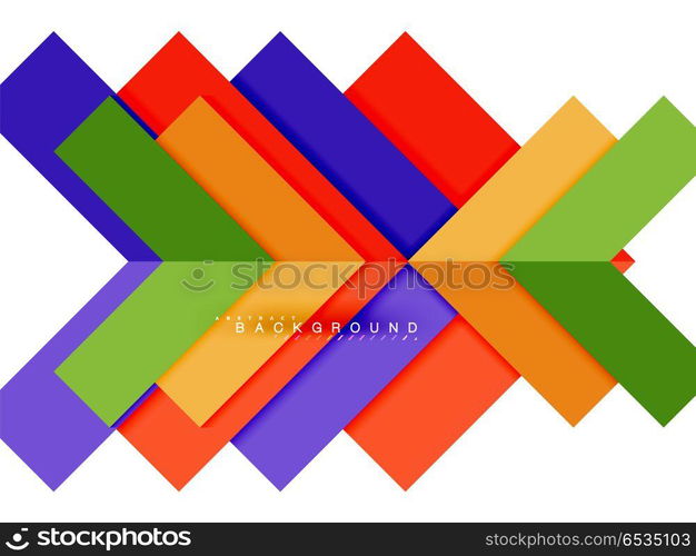 Multicolored abstract geometric shapes, geometry background for web banner. Multicolored abstract geometric shapes, geometry background for web banner, business presentation, ads package, print template, wallpaper