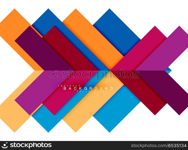 Multicolored abstract geometric shapes, geometry background for web banner. Multicolored abstract geometric shapes, geometry background for web banner, business presentation, ads package, print template, wallpaper