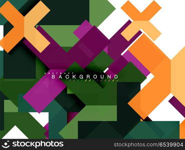 Multicolored abstract geometric shapes, geometry background for web banner. Multicolored abstract geometric shapes, geometry background for web banner, business presentation, ads package, print template, wallpaper