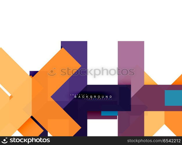 Multicolored abstract geometric shapes, geometry background for web banner. Multicolored abstract geometric shapes, geometry background for web banner, business presentation, ads package, print template, wallpaper