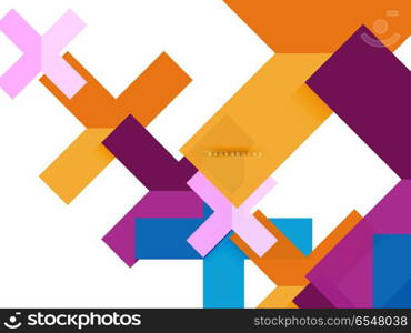 Multicolored abstract geometric shapes, geometry background for web banner. Multicolored abstract geometric shapes, geometry background for web banner, business presentation, ads package, print template, wallpaper