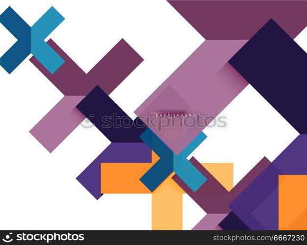 Multicolored abstract geometric shapes, geometry background for web banner. Multicolored abstract geometric shapes, geometry background for web banner, business presentation, ads package, print template, wallpaper