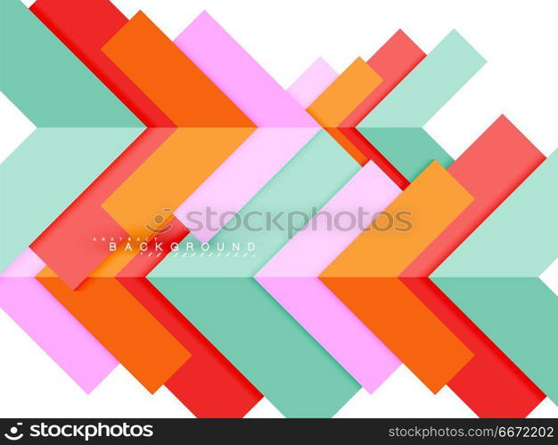 Multicolored abstract geometric shapes, geometry background for web banner. Multicolored abstract geometric shapes, geometry background for web banner, business presentation, ads package, print template, wallpaper