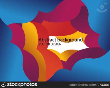 Multicolored gradient paper abstract background