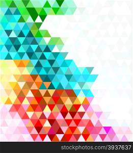 Multicolored mosaic background. Vector illustration
