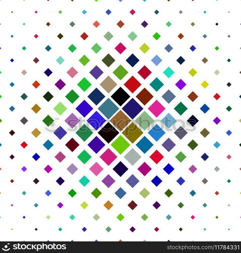 Multicolored square pattern background - from Vector Image