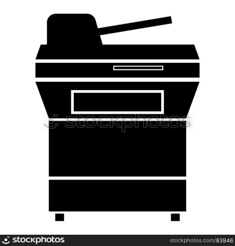Multifunction printer or automatic copier icon .
